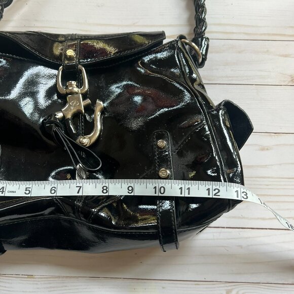 Francesco Biasa Black Patent Leather Handbag - Picture 7 of 11